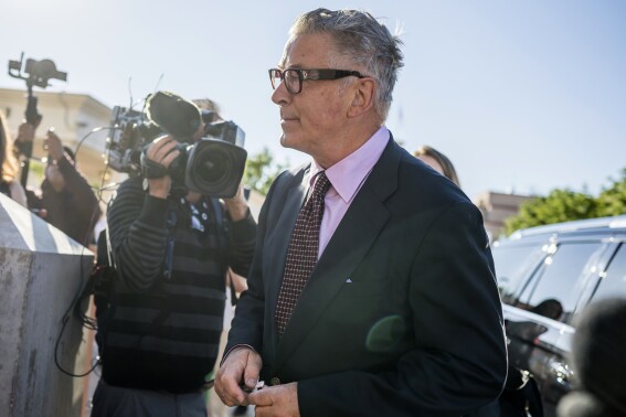 AP PHOTOS: Scenes from Alec Baldwin’s ‘Rust’ shooting trial