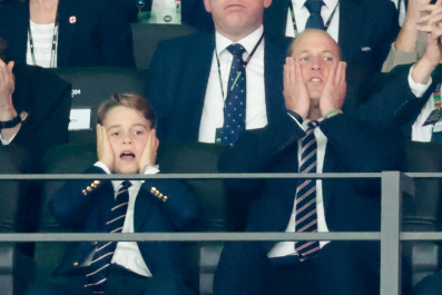 Prince George and Prince William's Matching Reactions Go Viral