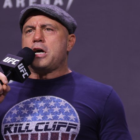 Joe Rogan Pauses Podcastâ'Cut That Out So We Don't Get in Trouble'