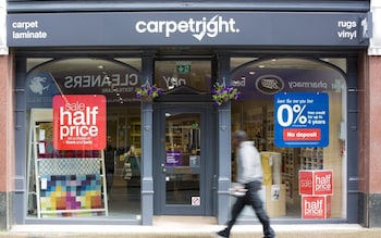 Hundreds of Carpetright stores to shut under founding family’s rescue plan