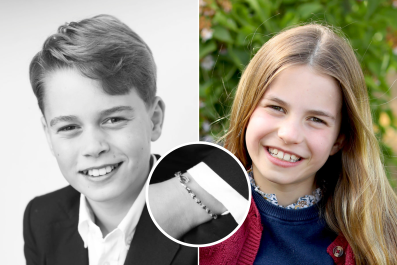 Prince George and Princess Charlotte Show Off Matching Bracelets