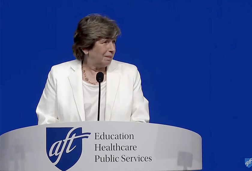 AFT’s Randi Weingarten on Kamala Harris: ‘She Has a Record of Fighting for Us’