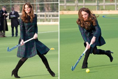 Princess Kate Playing Hockey in Heels While Pregnant Goes Viral