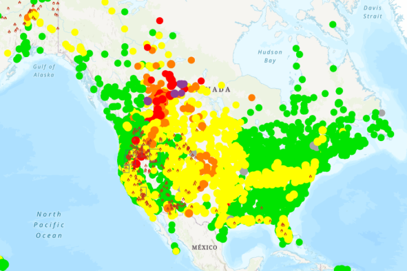 Wildfire Update: Smoke Map Reveals Where US Faces Hazardous Air