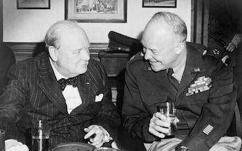 Brandy, cigars, too much nudity – when Churchill visited the White House