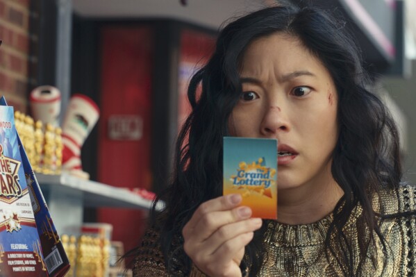 Review: ‘Jackpot!’ has a winning star in Awkwafina but never pays off