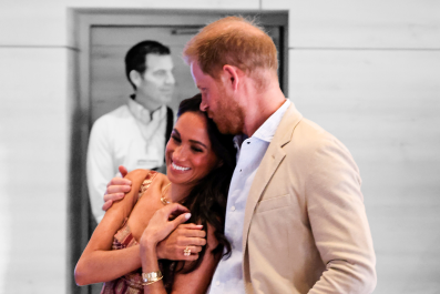 Prince Harry's Loving Gesture to Meghan Markle Caught on Camera