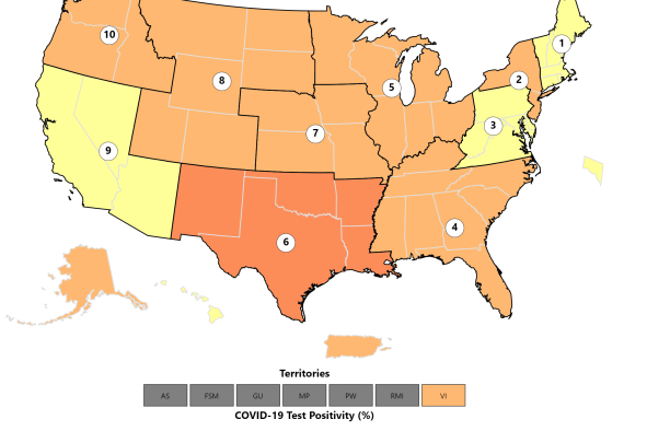 COVID Update: Map Shows Highest US Rates As New Variant Spreads