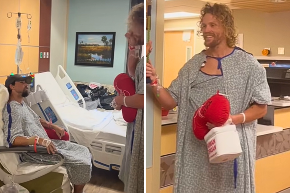 Incredible Moment Man Meets the Stranger He Donated His Kidney To