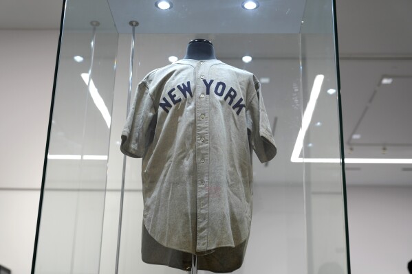 Babe Ruth’s ‘called shot’ jersey sells at auction for over $24 million