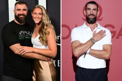 Jason Kelce Calls Out Wife Over Michael Phelps Moment