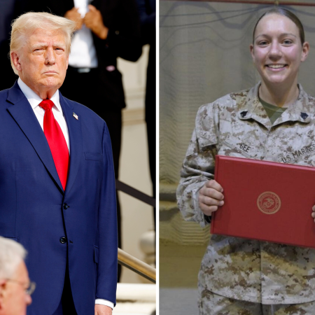 Donald Trump's Cemetery Photo Defended by Marine's Sister