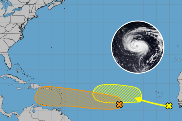 Hurricane Center Tracking Potential Cyclone Forming in Atlantic