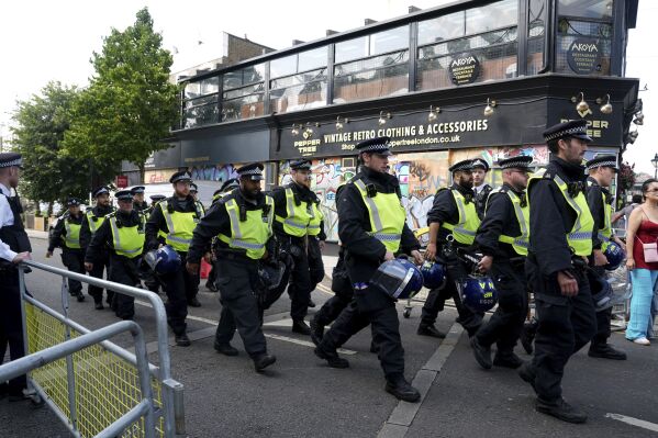 Police say 2 people who were attacked during London’s Notting Hill Carnival have died