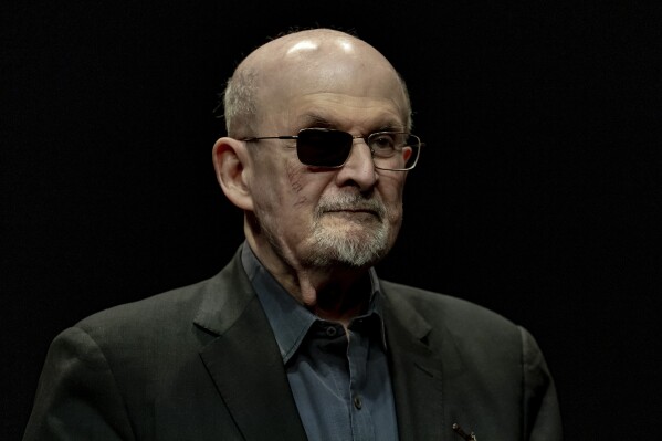 Salman Rushdie’s memoir of his attack is among 12 books up for a top nonfiction prize