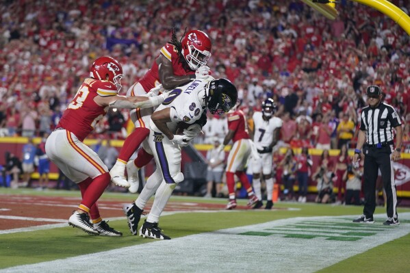 NFL Kickoff record 28.9 million viewers watch Kansas City hold off Baltimore