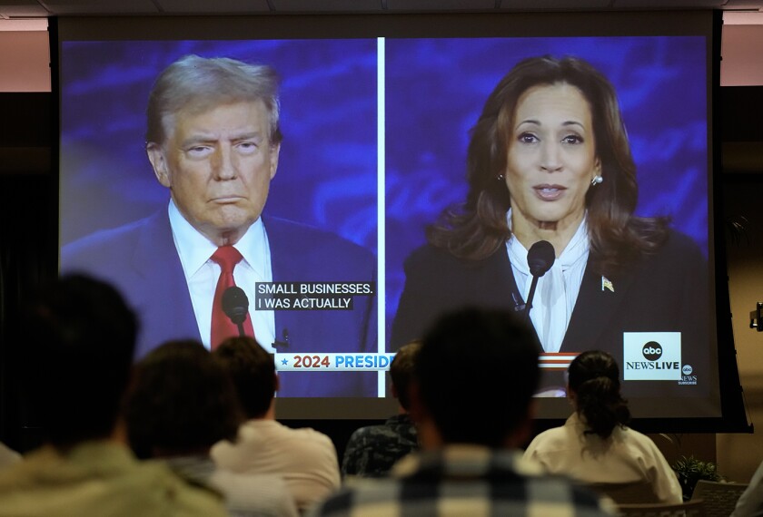 Days After Georgia Shooting, No Mention of Safety or Schools in Trump-Harris Debate