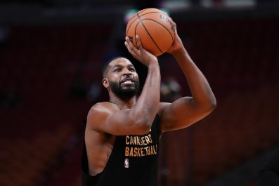 Tristan Thompson Strikes a Pose With Look-alike Son Prince, 7, in Rare Photo