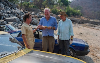 The Grand Tour: One for the Road, review: slowly, tearfully, TV’s three amigos park up for good