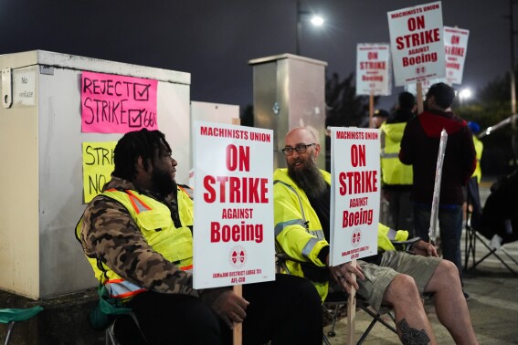 Boeing factory workers go on strike after rejecting contract offer