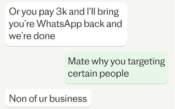 The WhatsApp blackmail ring ruining people’s livelihoods