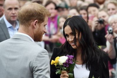 Prince Harry's Adorable Gesture to Meghan Markle Caught on Camera