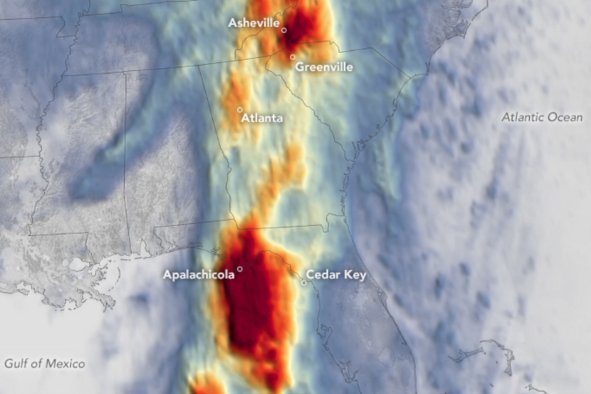 Hurricane Helene's 'Devastating' Rain Revealed in Map as More Cyclones Brew