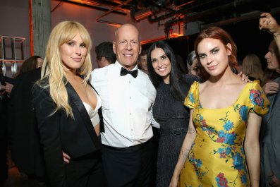 Rumer Willis Gives Interviewer 'Chills' With Bruce, Demi Divorce Remarks